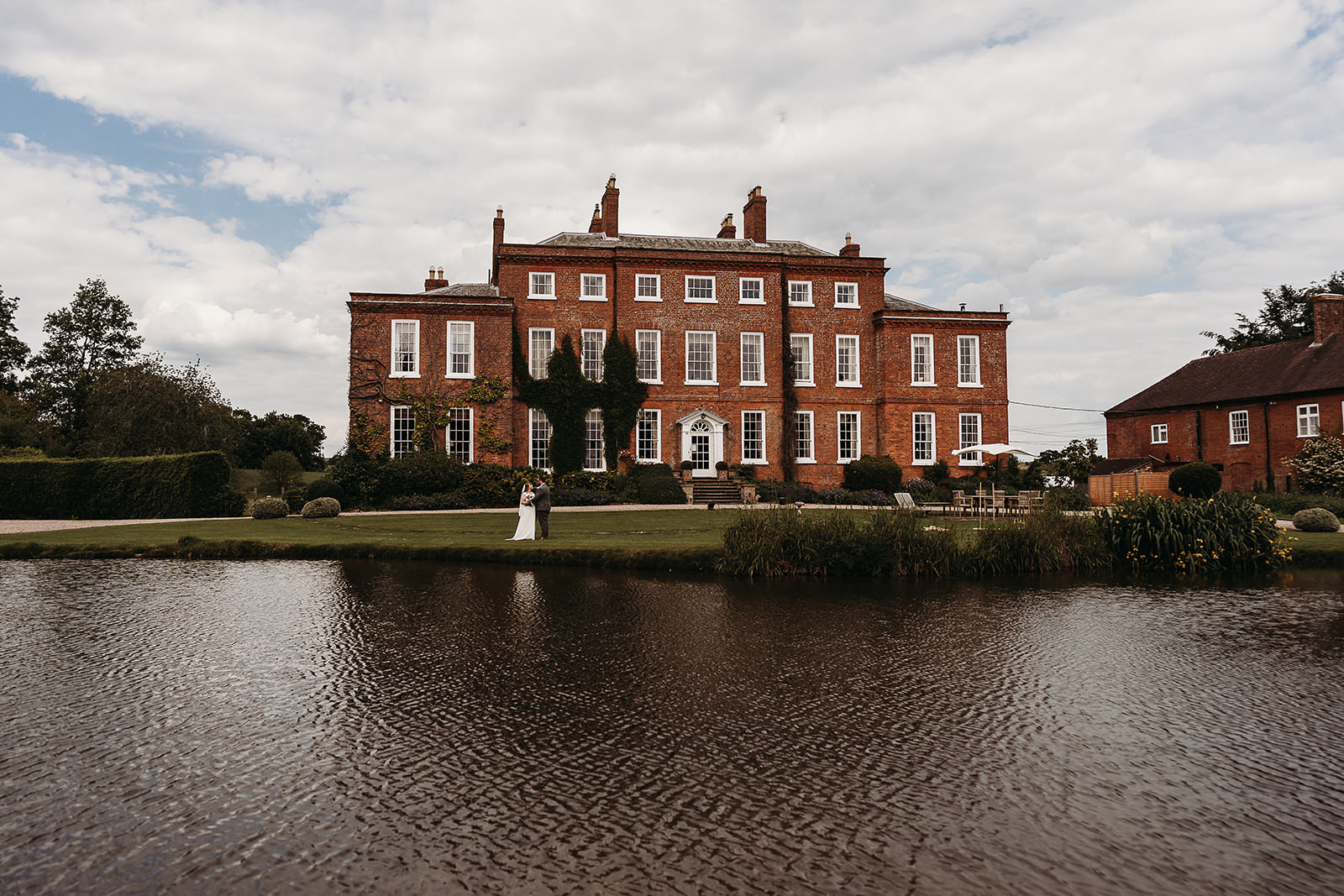 main house building manor house at Shropshire wedding venue, Delbury Hall 