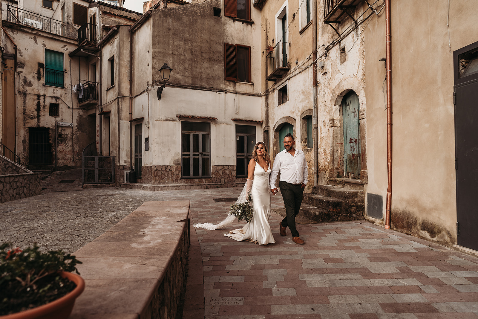 A destination wedding in Spain